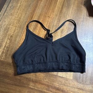 PINK Victoria's Secret Black Sport bra